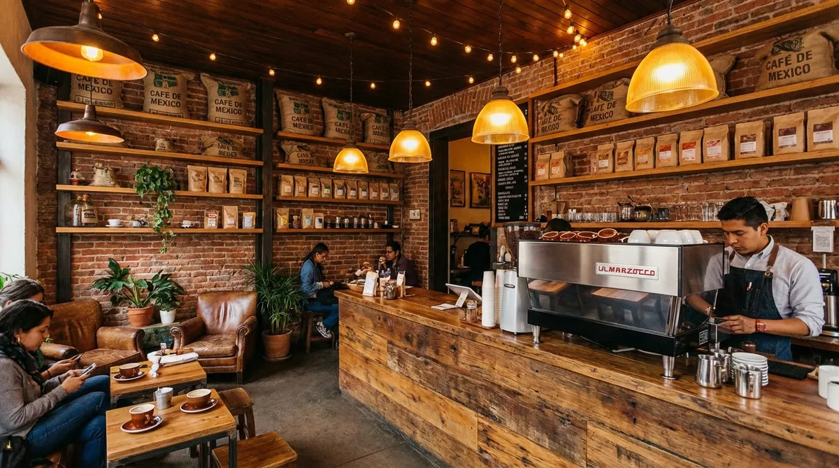 Interior de Café El Molino — Col. Juárez, CDMX